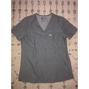 Figs Catarina scrub top S graphite